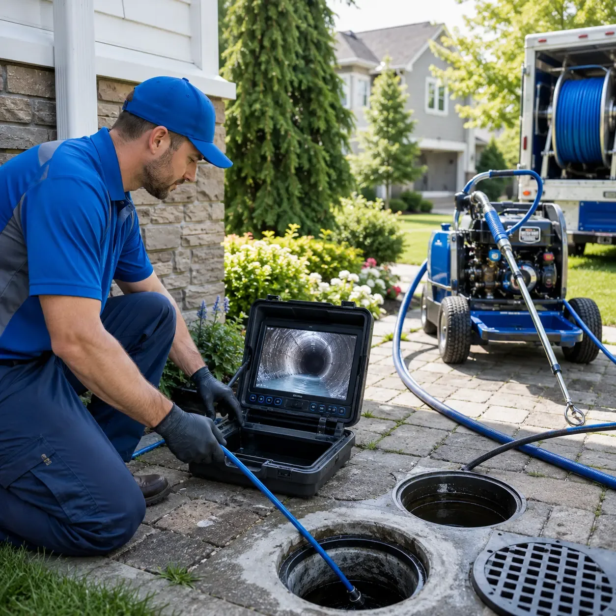 Outdoor drain cleaning professionals serving Reading, VT
